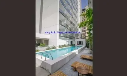 Apartamento Studio 22m², 01 dormitório e 01 banheiro.  Condomínio com portaria, segurança 24hrs, piscina, salão de festa, espaço gourmet, lavanderia