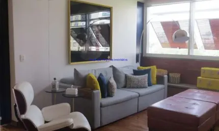 Apartamento Loft 132m², 01 dormitório (sendo suíte/ Closet , 02 banheiros e 01 vaga na garagem.  Condomínio com Segurança e Portaria.
