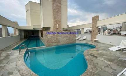 Condomínio com portaria, segurança 24hrs, piscina, piscina infantil, academia, churrasqueira, quadra de squash, salão de festa, salão de jogos