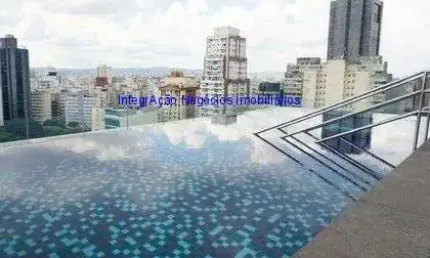 Apartamento studio 35m², 01 dormitório, 01 banheiro e 01 vaga na garagem.  condomínio com segurança, portaria, salão de festas, salão de jogos