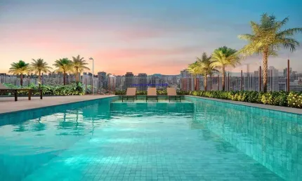 Apartamento 69,90m²,  02 dormitórios (sendo suítes), 03 banheiros e 01 vaga de garagem; (fotos ilustrativas, entrega prevista para nov/2027).