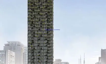 Apartamento 329m², 03 dormitórios, 03 banheiros e 02 vagas na garagem; (Fotos ilustrativas, entrega prevista para Maio/2027).