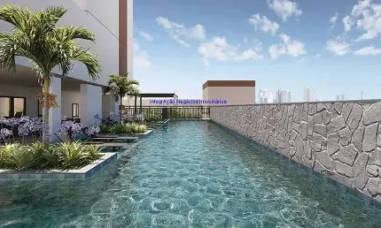 Apartamento 31m², 01 dormitório e 01 banheiros; (fotos ilustrativa, entrega prevista junho/2026).  condomínio com portaria, segurança, piscina