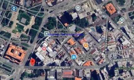 Terreno 477m².  Excelente localização á 4 minutos andando para a estação do metrô Sé; Entre as Ruas dos Carmelitas, Anita Garibaldi e Silveira Martins