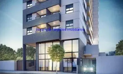 Apartamento Studio MOBILIADO 26m², 01 dormitório e 01 banheiro.  Condomínio com portaria, segurança, piscina e salão de festas, academia