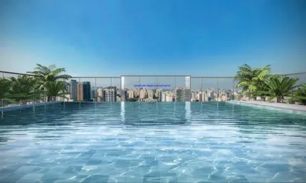 Apartamento studio 24m², 01 dormitório e 01 banheiro; (fotos ilustrativas, entrega prevista para fevereiro/2028).  condomínio com portaria, segurança