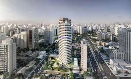 Apartamento 323m², 03 dormitórios (sendo suítes), 04 banheiros e 05 vagas de garagem.  Condomínio com portaria, segurança, piscina, academia