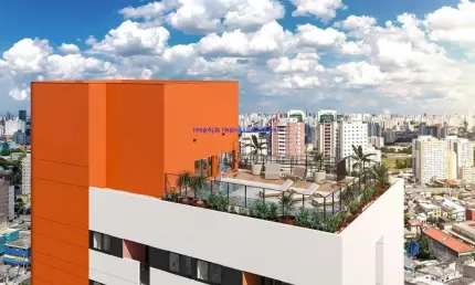 Apartamento studio 33m², 02 dormitórios e 01 banheiro; (fotos ilustrativas, entrega prevista para março/2027).  condomínio com segurança, portaria