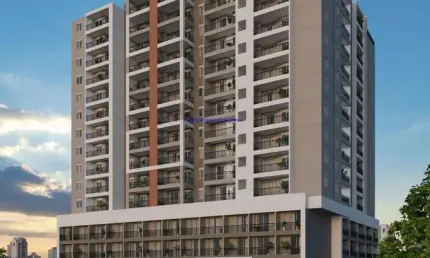 Apartamento 47m², 02 dormitórios e 01 banheiro.  Condomínio com portaria, segurança, piscina, academia e salão de jogos.  Excelente localização
