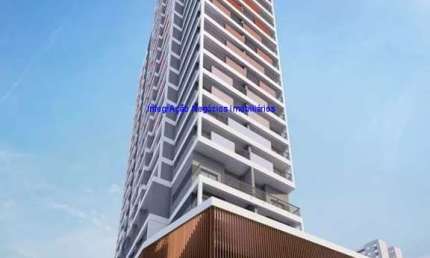 Apartamento Studio 24m², 01 dormitório e 01 banheiro; (Fotos ilustrativas).  Condomínio com Segurança, Portaria, salão de festas, academia