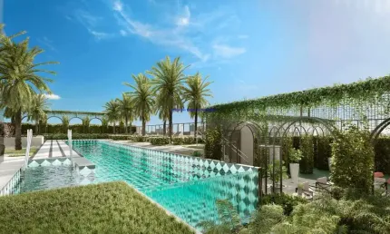 Apartamento 78m², 02 dormitórios (sendo  suítes), 03 banheiros e 01 vaga na garagem; (Fotos ilustrativas, entrega prevista para Julho/2027).