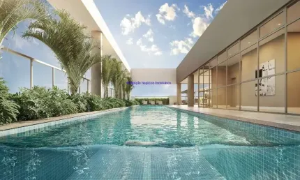 Apartamento Studio 26m², 01 dormitório e  01 banheiro; (fotos ilustrativa, entrega prevista para Março/2027).  Condomínio com segurança, piscina