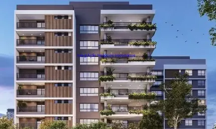 Apartamento 277m², 04 dormitórios (sendo suítes), 05 banheiros e 04 vagas de garagem; (fotos ilustrativa, entrega prevista para maio/2026).