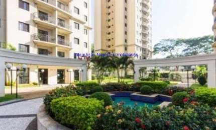 Apartamento 57m², 02 dormitórios (sendo 01 suíte), 02 banheiros e 01 vaga de garagem.  Condomínio com portaria, segurança, piscina, academia