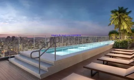 Apartamento studio mobiliado 28m², 01 dormitório e 01 banheiro.  condomínio com portaria, segurança academia, piscina e salão de festas.  excelente