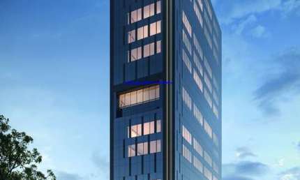 Laje Comercial 440m², 01 copa e 2 banheiros.  Condomínio com Recepção e Segurança.   Excelente localização, á 6 minutos andando para a Estação