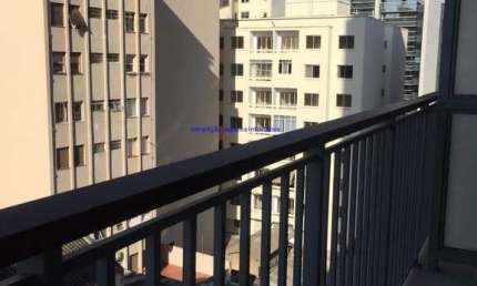 Apartamento Studio MOBILIADO 36m², 01 dormitório e 01 banheiro.  Condomínio com portaria e segurança.  Excelente localização