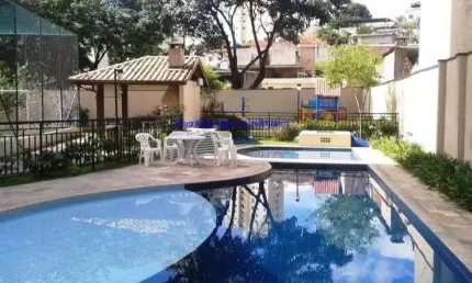 Apartamento 54m², 03 dormitórios, 01 banheiro e 01 vaga de garagem.  Condomínio com portaria, segurança, piscina, academia, brinquedoteca