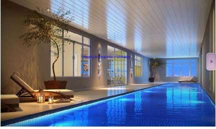 Condominio com lazer: Salão de festas, Espaço Gourmet, Piscina com raia coberta, Spa, Academia, Sauna, Churrasqueira, Lavanderia e Segurança.