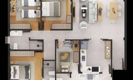 Apartamento com 3 dormitórios à venda, 121 m² por R$ 750.000,00 - Embaré - Santos/SP