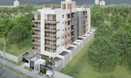 Apartamento com 3 quartos à venda na Rua Quinze de Outubro, 689, Centro, Pinhais, 88 m2 por R$ 496.000