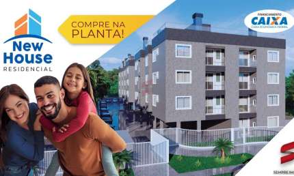 Apartamento com 2 quartos à venda na Rua Aluísio Azevedo, 948, Vargem Grande, Pinhais, 50 m2 por R$ 271.940