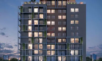 Apartamento com 2 quartos à venda na Rua Lysimaco Ferreira da Costa, 460, Centro Cívico, Curitiba, 64 m2 por R$ 940.685