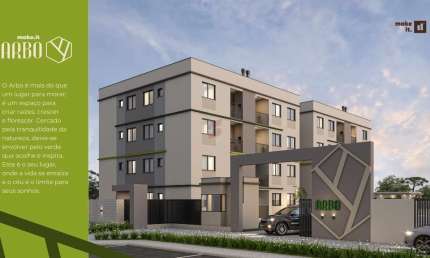 Apartamento com 2 quartos à venda na Rua Clóvis Bevilaqua, 636, Vargem Grande, Pinhais, 41 m2 por R$ 280.900