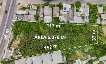 Terreno/lote comercial para venda no bairro bela vista em alvorada