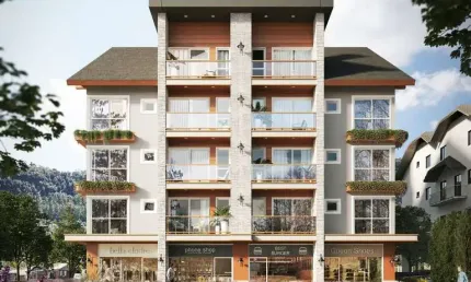 Apartamento 2 quartos sendo 2 suítes para venda no bairro vale das montanhas em gramado
