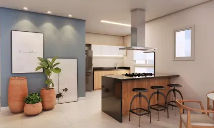 Apartamento 2 quartos sendo 1 suíte para venda no bairro praia da cal em torres