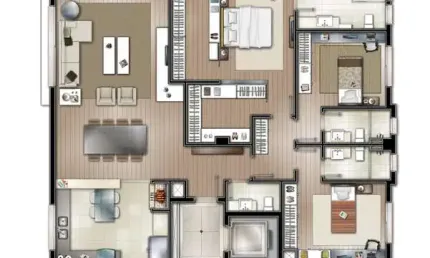 Apartamento 3 quartos sendo 3 suítes para venda no bairro Exposição em Caxias do Sul