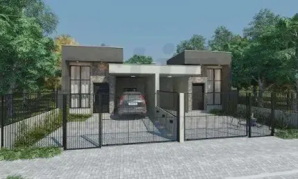 Casa 2 quartos para venda no bairro metzler em campo bom