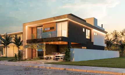 Casa 4 quartos sendo 4 suítes para venda no bairro jardim dourado em porto belo