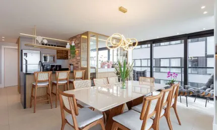 Apartamento 4 quartos sendo 4 suítes para venda no bairro praia grande em torres