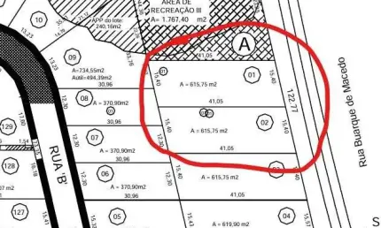 Lote para venda no bairro são valentim em bento gonçalves