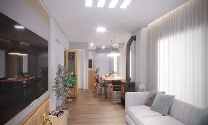 Apartamento 2 quartos sendo 2 suítes para venda no bairro floresta em gramado