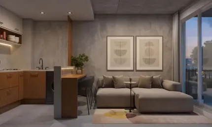 Apartamento 2 quartos sendo 1 suíte para venda no bairro bela vista em parobé