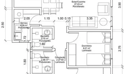 Apartamento 3 quartos para venda no bairro centro  em passo fundo