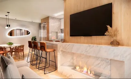 Apartamento 2 quartos sendo 1 suíte para venda no bairro piratini em gramado