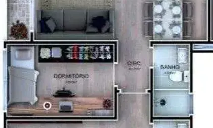 Apartamento 2 quartos sendo 1 suíte para venda no bairro rio branco em caxias do sul