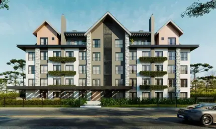 Apartamento 2 quartos sendo 1 suíte para venda no bairro centro em gramado