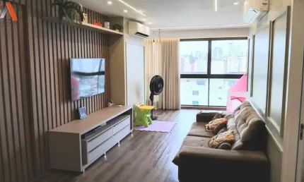 -COP 30 - APARTAMENTO COM 3 SUÍTES NO EDIFÍCIO TORRE SANTORO! -ÁREA PRIVATIVA DE 123M² - 16° ANDAR. -02 VAGAS DE GARAGEM. -NASCENTE.