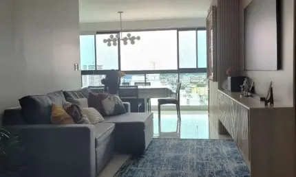 -COP 30 - APARTAMENTO COM 3 SUÍTES NO EDIFÍCIO TORRE SANTORO! -ÁREA PRIVATIVA DE 123M² - 17° ANDAR. -02 VAGAS DE GARAGEM. -NASCENTE.