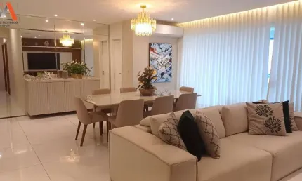 -COP 30 - APARTAMENTO COM 4 SUÍTES NO EDIFÍCIO TORRE DE SAVERNE! -ÁREA PRIVATIVA DE 210M² - 16° ANDAR. -03 VAGAS DE GAGAREM. -NASCENTE.