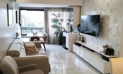 -COP 30 - APARTAMENTO NO EDIFÍCIO PLAZA ATHENEE BAIRRO DA PEDREIRA! -ÁREA PRIVATIVA DE 122M² - 5° ANDAR. -02 VAGAS DE GARAGEM. -NASCENTE.
