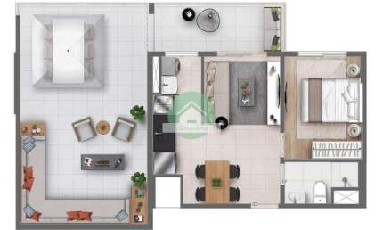 Cobertura com 1 quarto à venda na Rua Doutor Quirino, 779, Centro, Campinas, 71 m2 por R$ 585.000