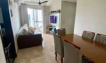 Apartamento com 2 quartos à venda na Pref. Dr. Antônio Manoel de Carvalho, --, Morro Nova Cintra, Santos por R$ 339.200