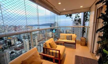 Apartamento com 3 quartos à venda na Rua Pernambuco, --, Gonzaga, Santos por R$ 2.395.000