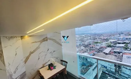 Apartamento com 2 quartos à venda na Comendador Martins, --, Vila Mathias, Santos por R$ 550.000
